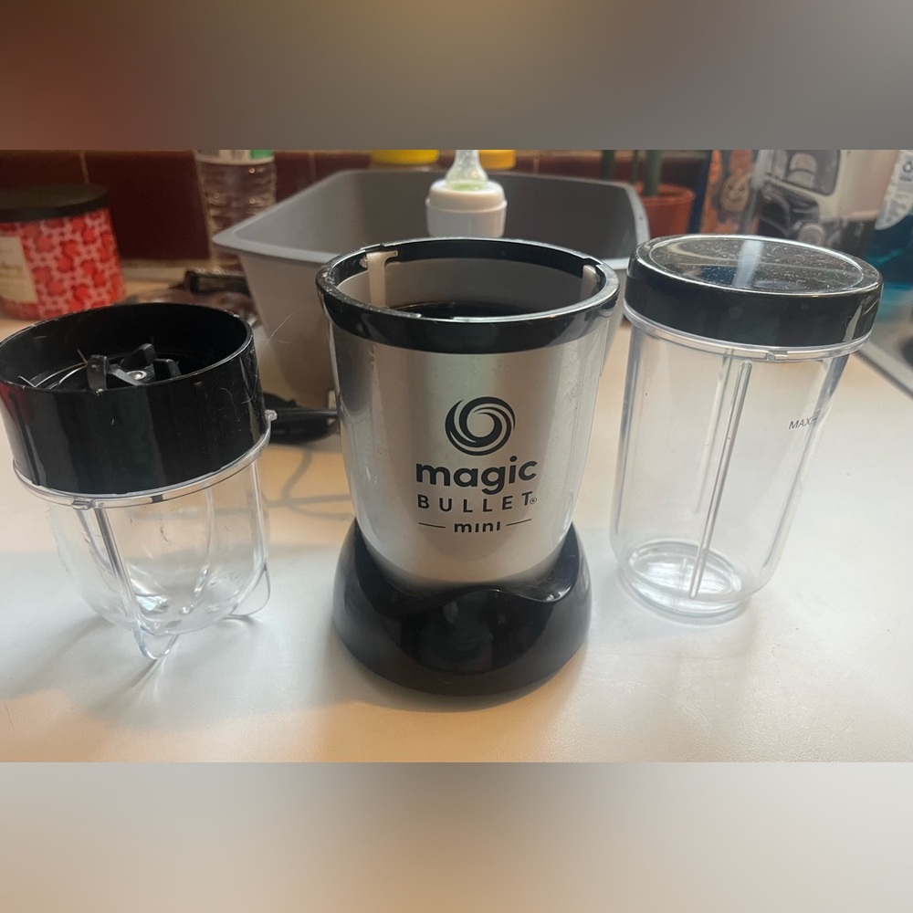 Magic Bullet Mini Blender Set - Black and Silver